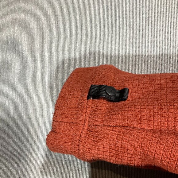 Men's North Face Fleece, Rust Orange, Size L - Picture 5 of 5